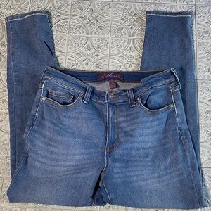 Gloria Vanderbilt Blue Denim High Rise Skinny Jeans Size 12-14 Large